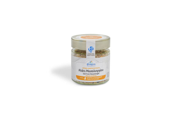 Alati Floros - Natural Salt with 4 peppers and coriander Alati Floros - Natural Salt with 4 peppers and coriander