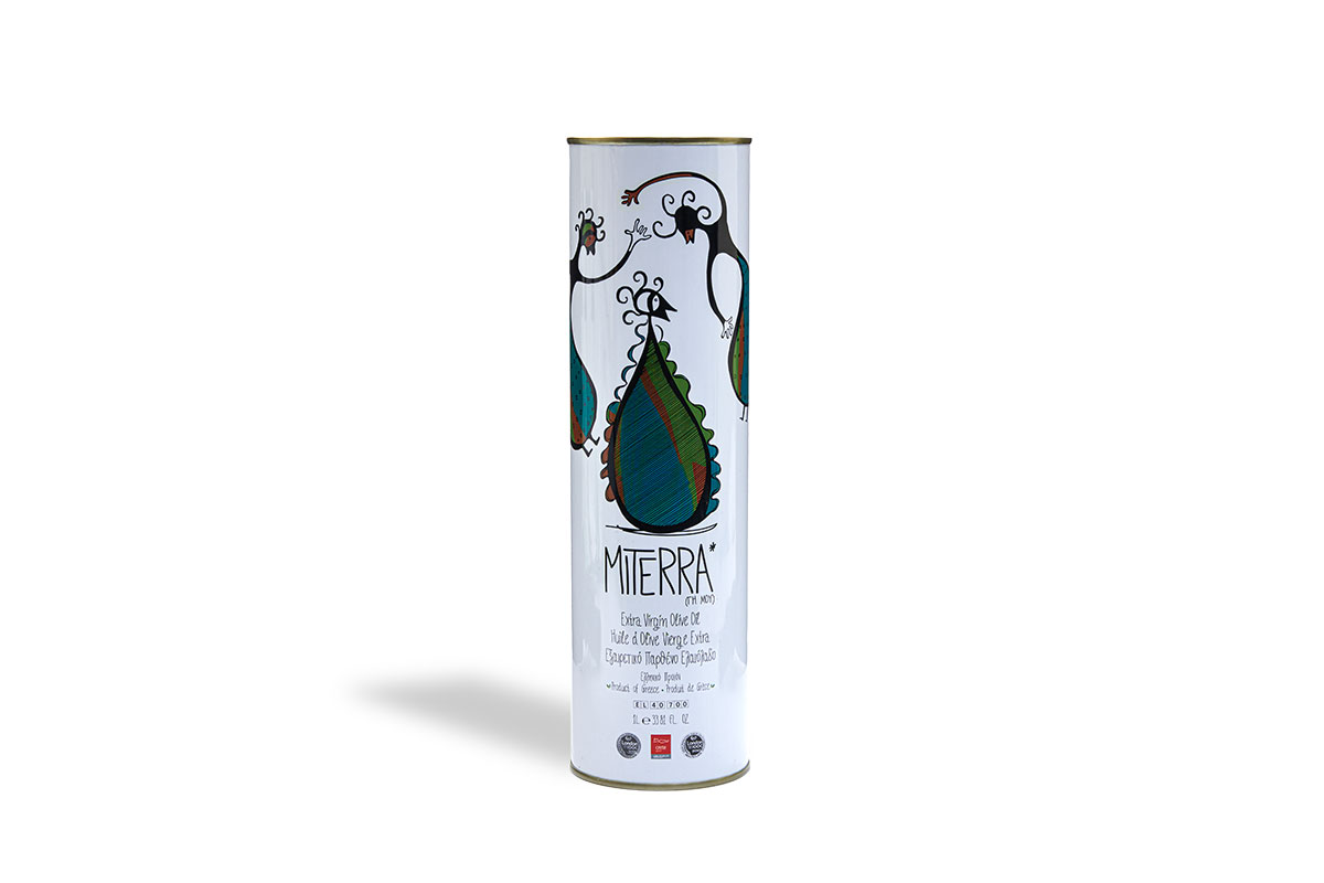 MITERRA – extra virgin olive oil – 1lt TIN