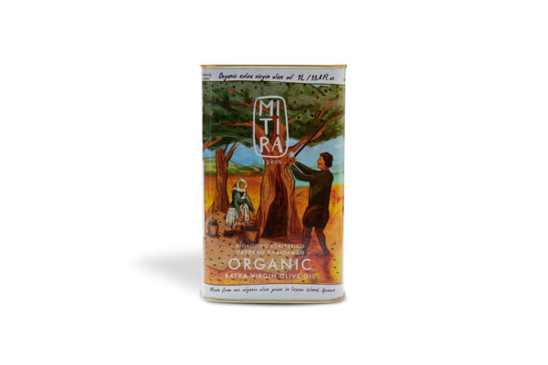 MITIRA Lesvos – organic extra virgin olive oil - 1lt TIN MITIRA Lesvos – organic extra virgin olive oil - 1lt TIN