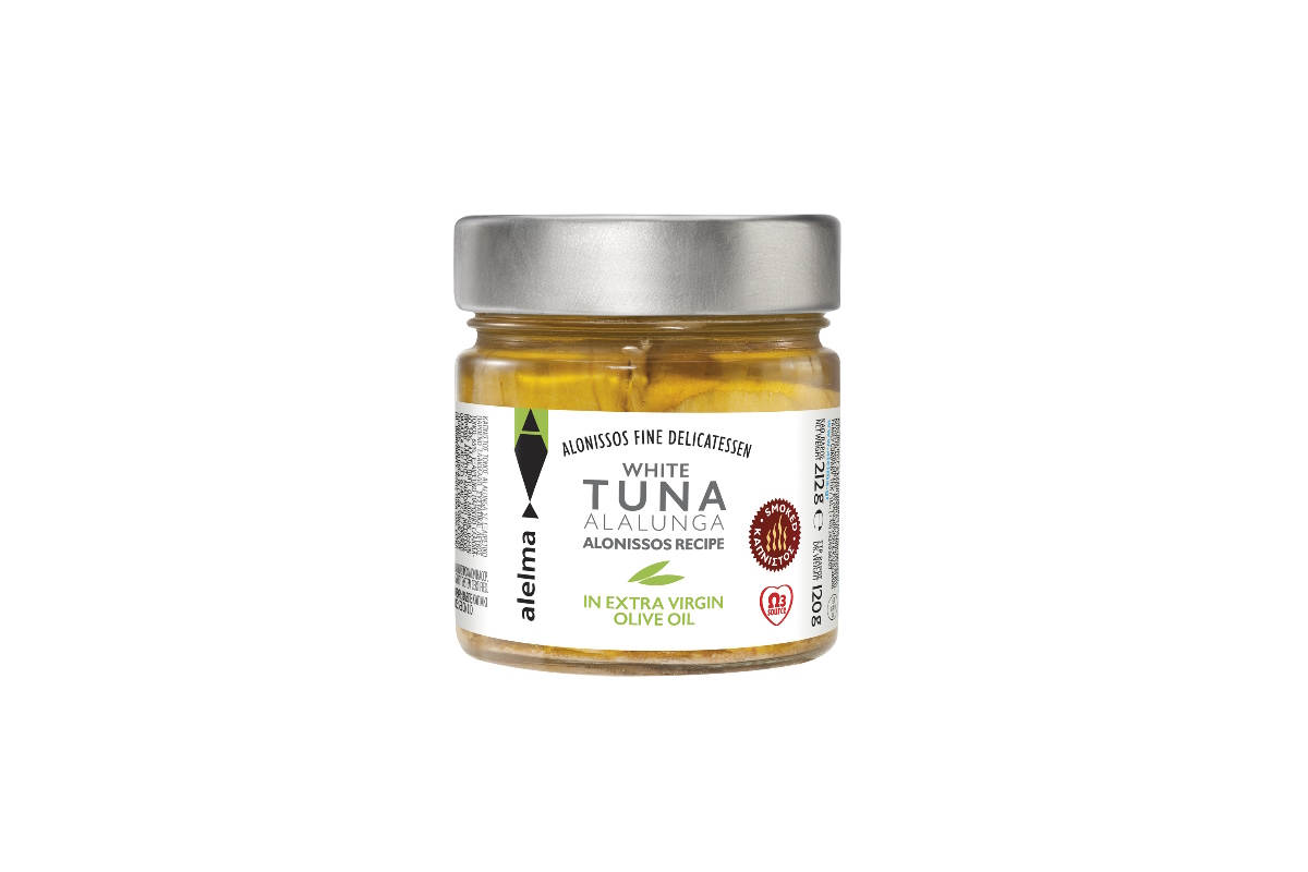 Alelma smoked white Tuna in evoo